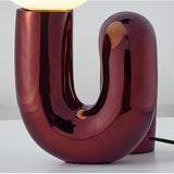 GlassSphere Modern Glass Globe Lamp - Elegant LED Table Lamp for Cozy Ambiance 1
