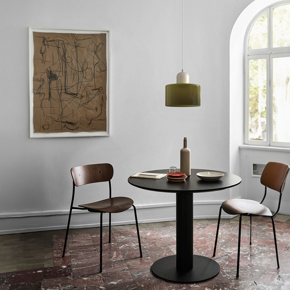 Bauhaus Glass Pendant Lamp - Compact Design with Elegant Finish for Modern Spaces 55