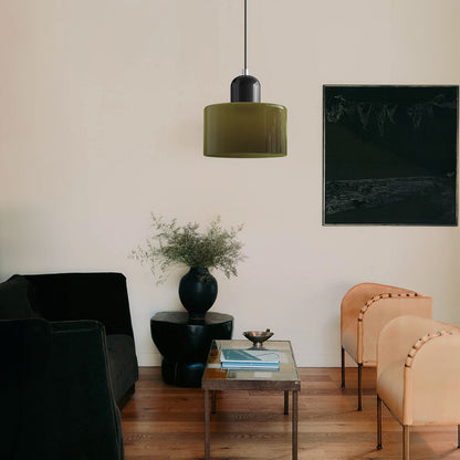 Bauhaus Glass Pendant Lamp - Compact Design with Elegant Finish for Modern Spaces 45