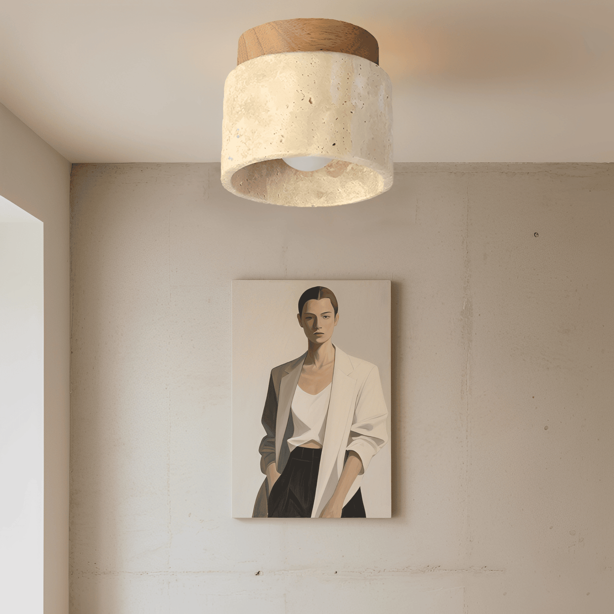 Modern Ceiling Light – Cream Design with Warm 3000K Illumination for Stylish Interiors 6
