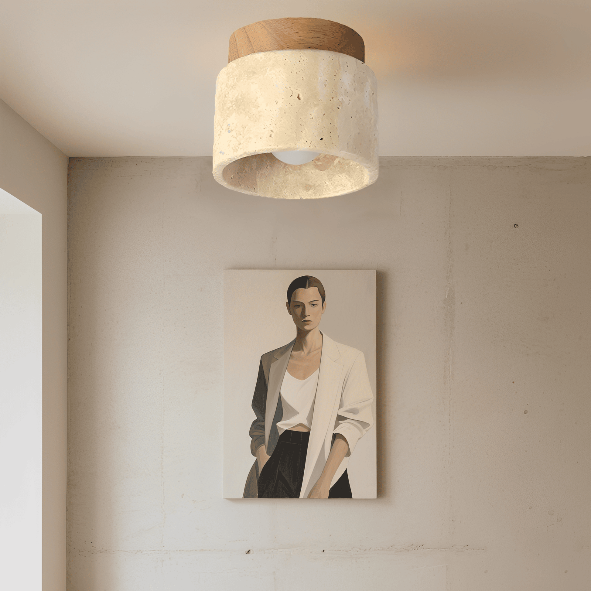 Modern Ceiling Light – Cream Design with Warm 3000K Illumination for Stylish Interiors 6