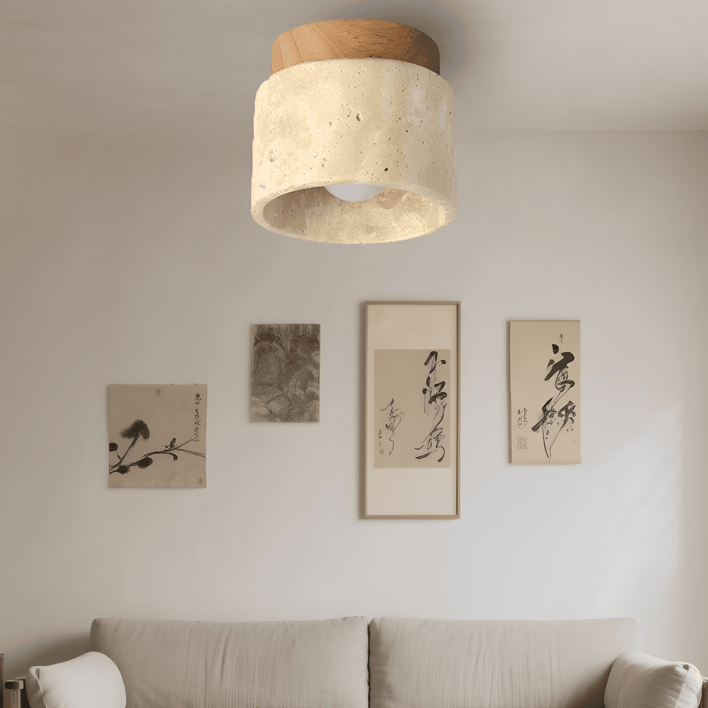 Modern Ceiling Light – Cream Design with Warm 3000K Illumination for Stylish Interiors 10