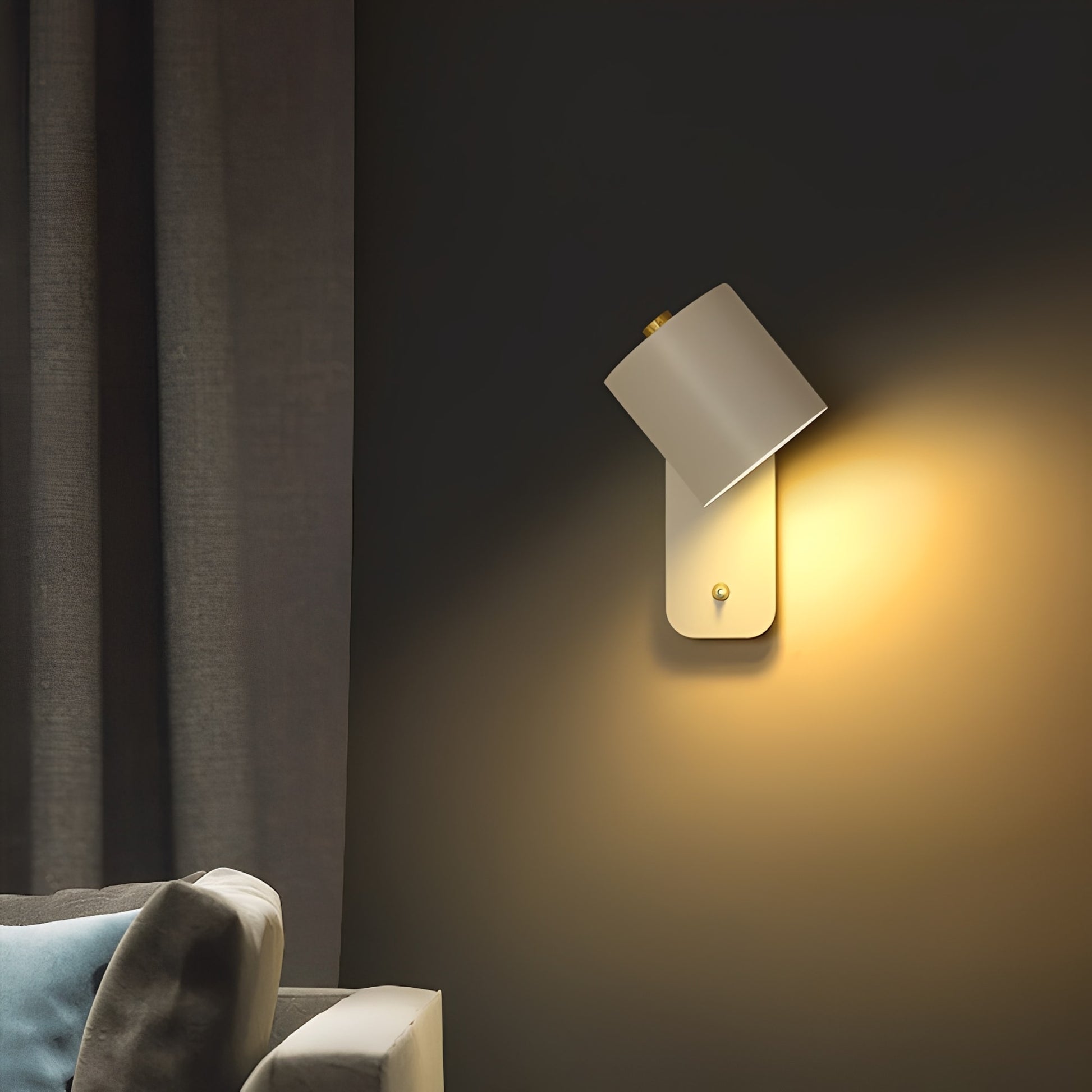 Luminao | Modern LED Wall Lamp with Built-in Switch – Sleek Design for Soft Illumination 10