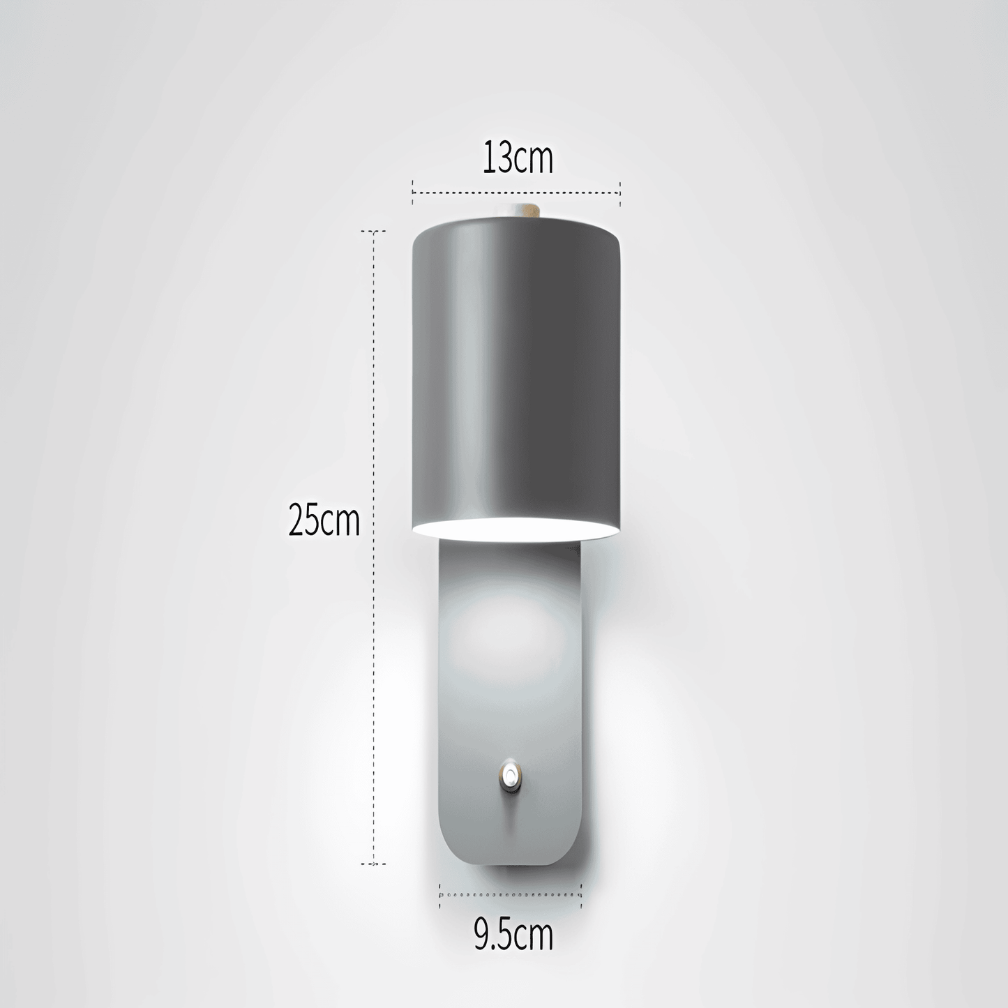 Luminao | Modern LED Wall Lamp with Built-in Switch – Sleek Design for Soft Illumination 11