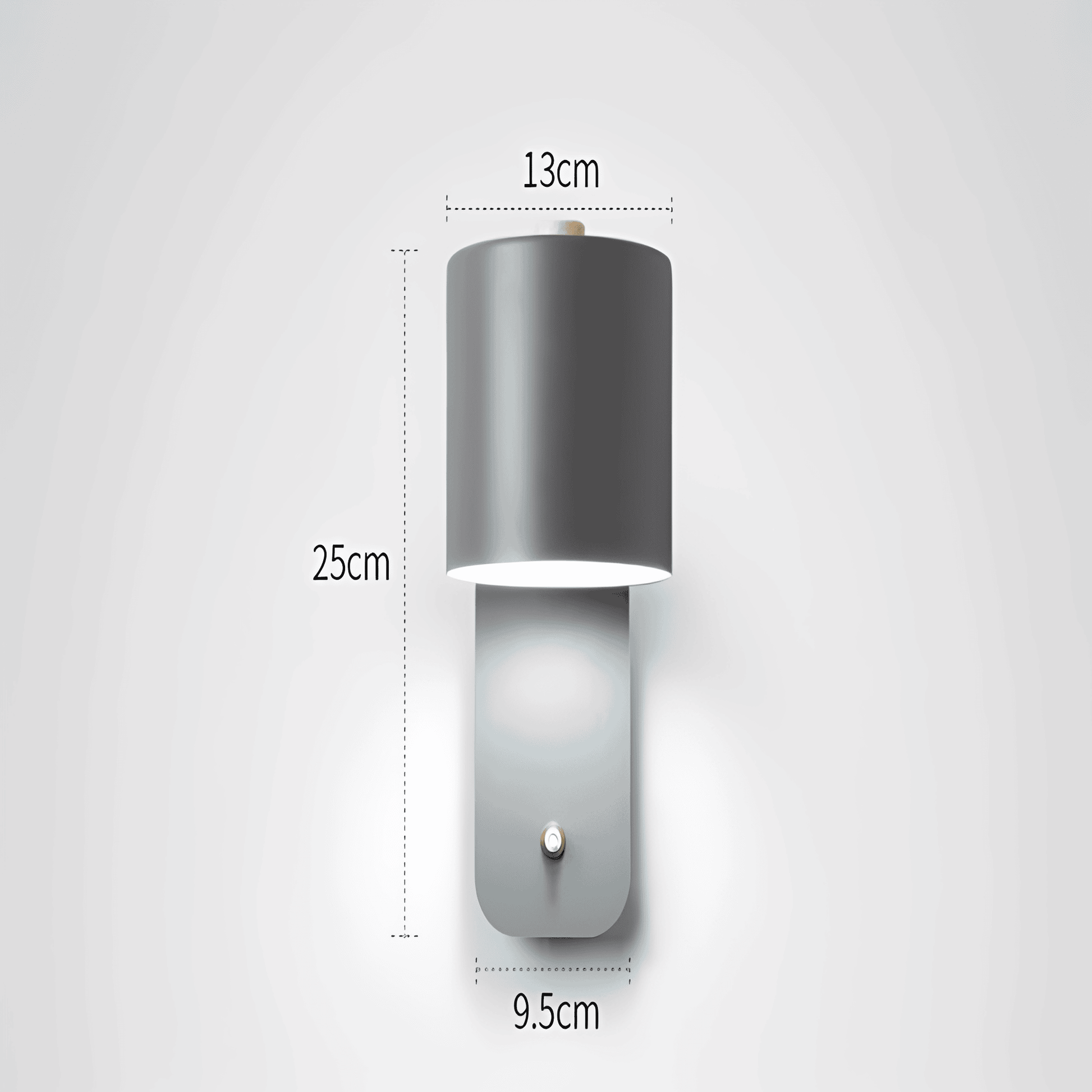 Luminao | Modern LED Wall Lamp with Built-in Switch – Sleek Design for Soft Illumination 11