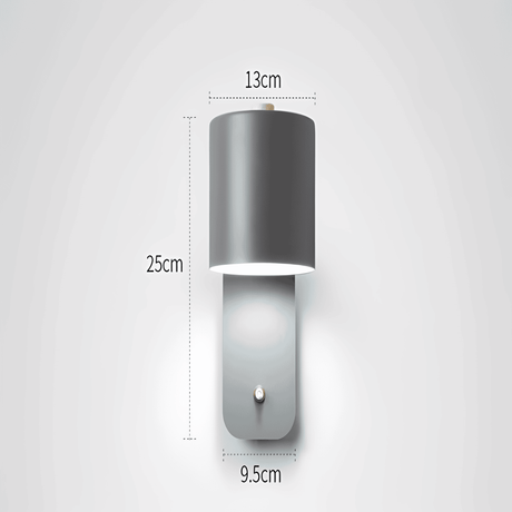Luminao | Modern LED Wall Lamp with Built-in Switch – Sleek Design for Soft Illumination 11