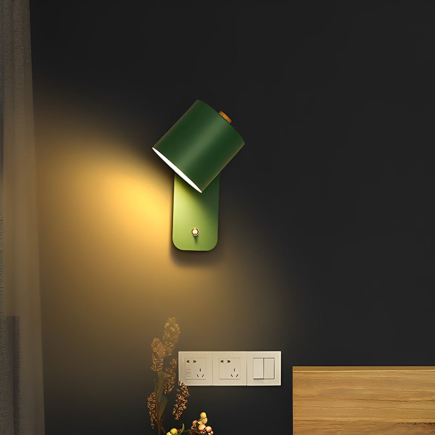 Luminao | Modern LED Wall Lamp with Built-in Switch – Sleek Design for Soft Illumination 9