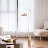 Minimal Curved Floor Lamp