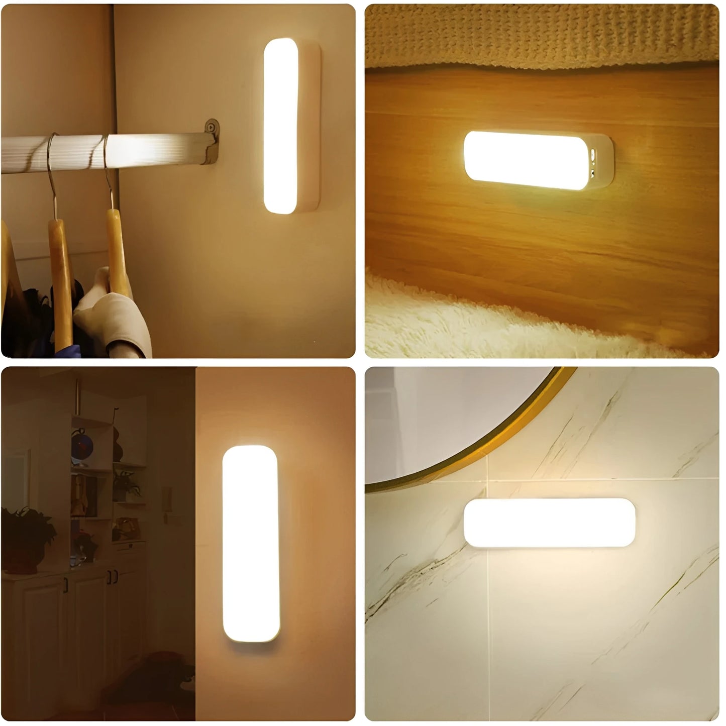 Movilux – Rechargeable LED Wall Lamp with Motion Sensor & Warm Light – Versatile Lighting Solution for Any Space 7