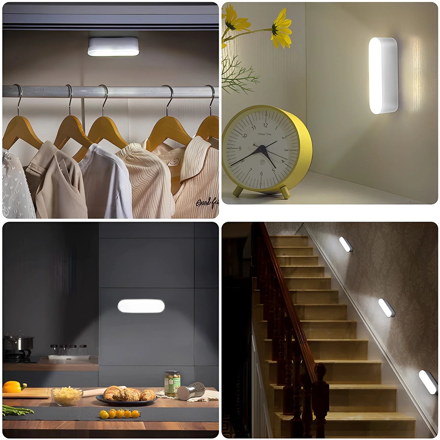 Movilux – Rechargeable LED Wall Lamp with Motion Sensor & Warm Light – Versatile Lighting Solution for Any Space 1