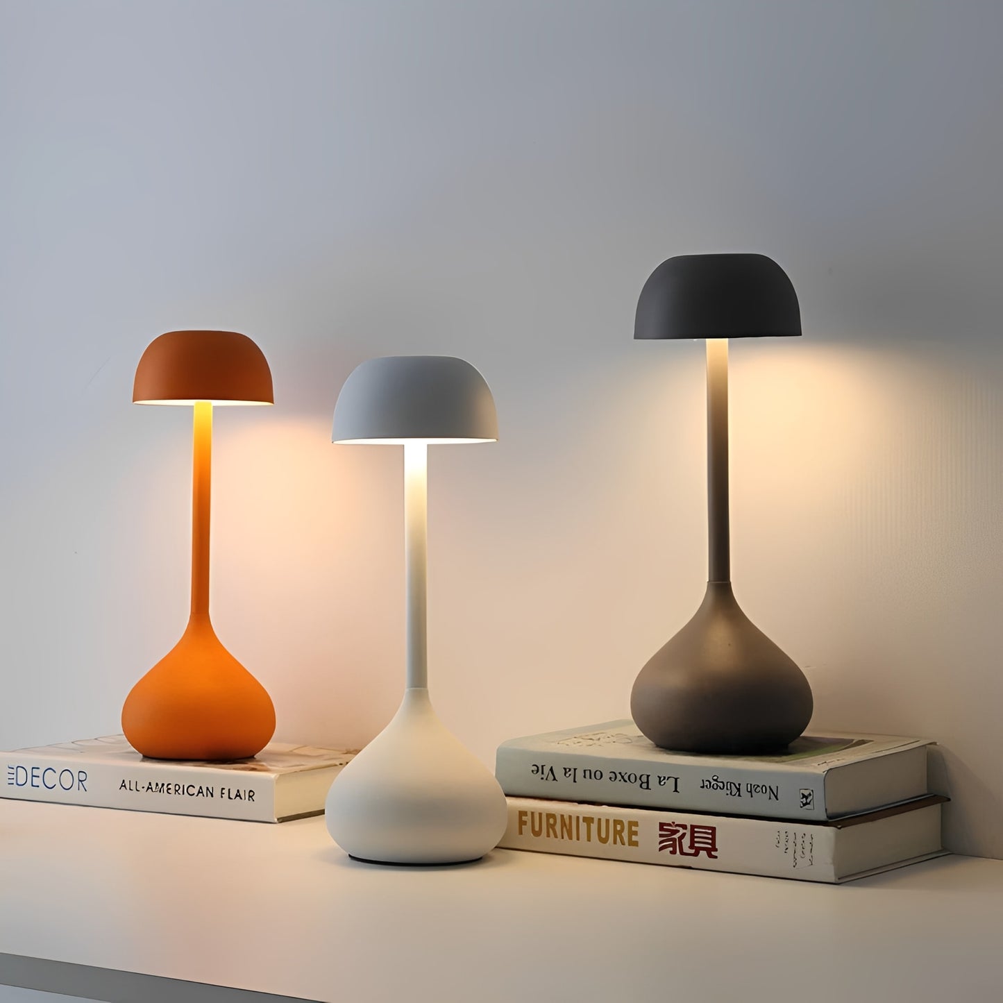 MushLume – Wireless Dimmable LED Mushroom Lamp with Touch Control – Modern Mood Lighting for Any Space 6