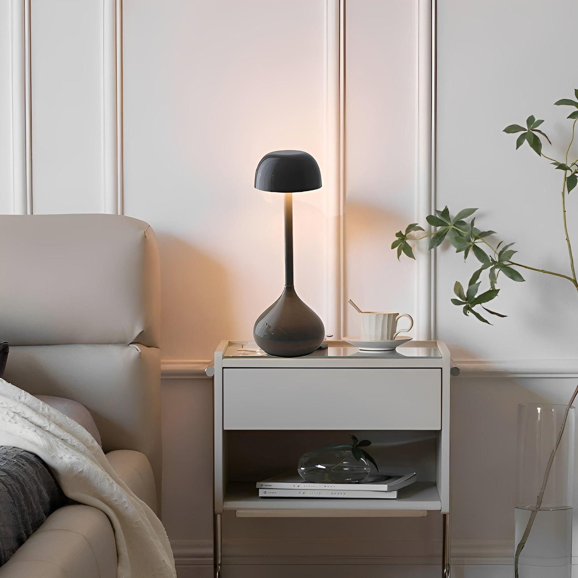 MushLume – Wireless Dimmable LED Mushroom Lamp with Touch Control – Modern Mood Lighting for Any Space 10