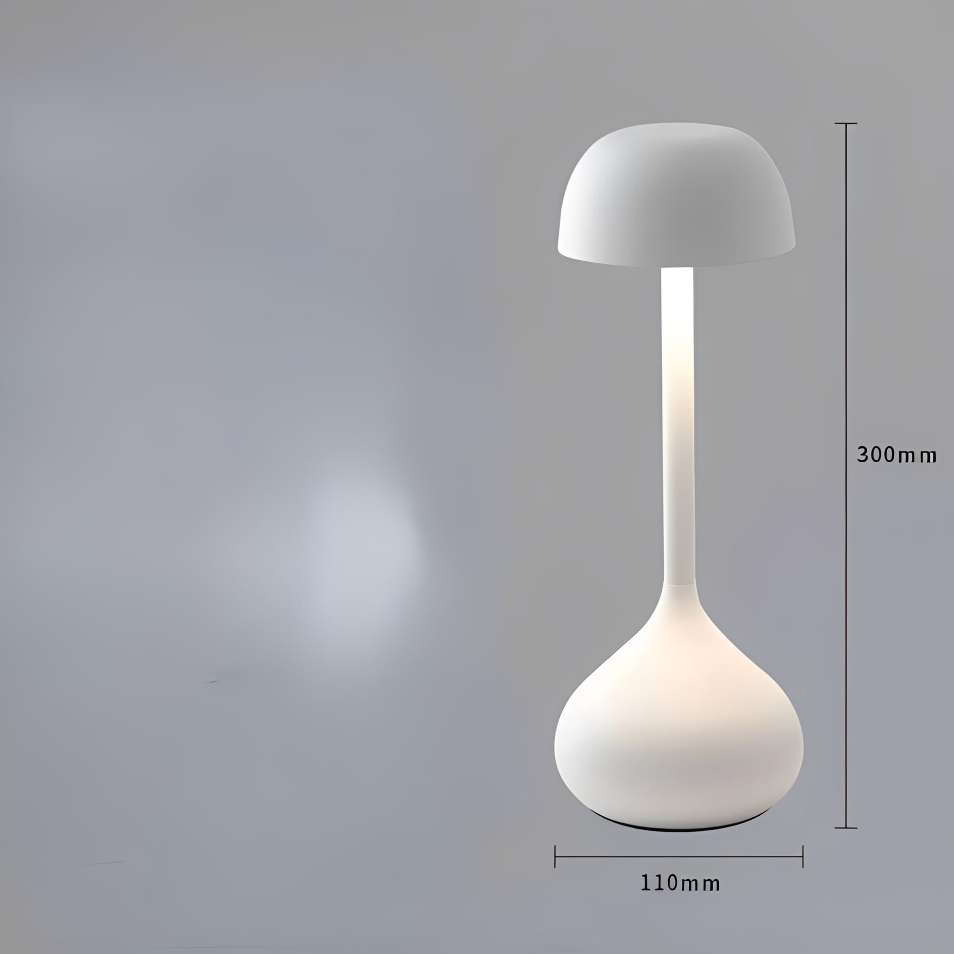 MushLume – Wireless Dimmable LED Mushroom Lamp with Touch Control – Modern Mood Lighting for Any Space 2