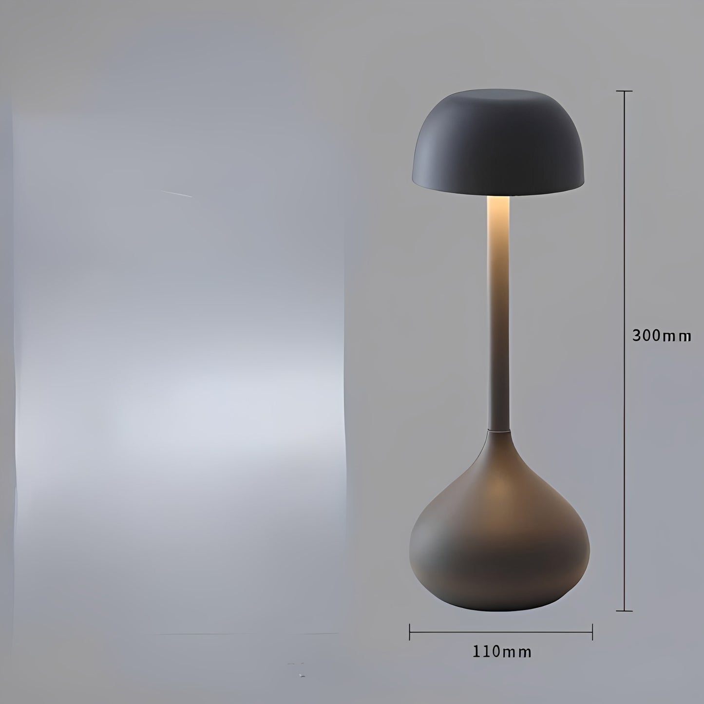 MushLume – Wireless Dimmable LED Mushroom Lamp with Touch Control – Modern Mood Lighting for Any Space 5
