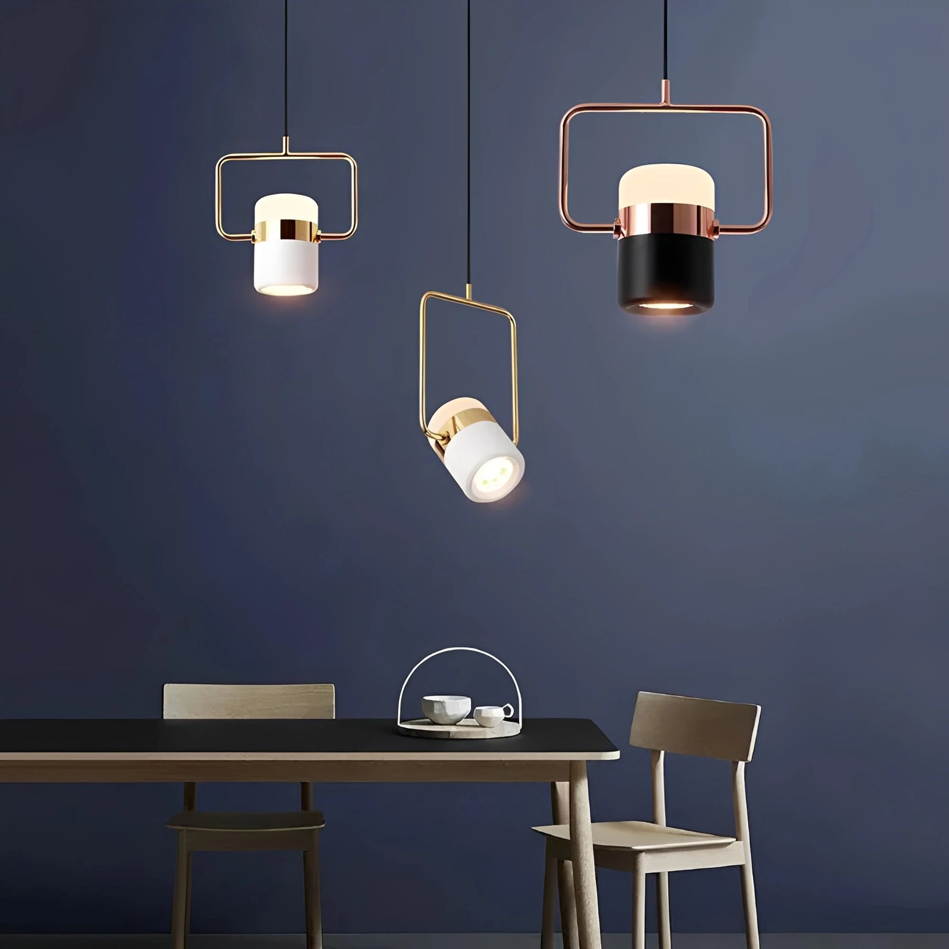 Scandinavian Pendant Light – Metal & Glass Design with Integrated LED – Elegant Illumination for Modern Spaces 5
