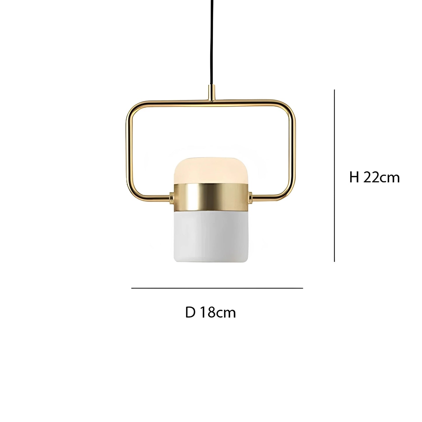 Scandinavian Pendant Light – Metal & Glass Design with Integrated LED – Elegant Illumination for Modern Spaces 11
