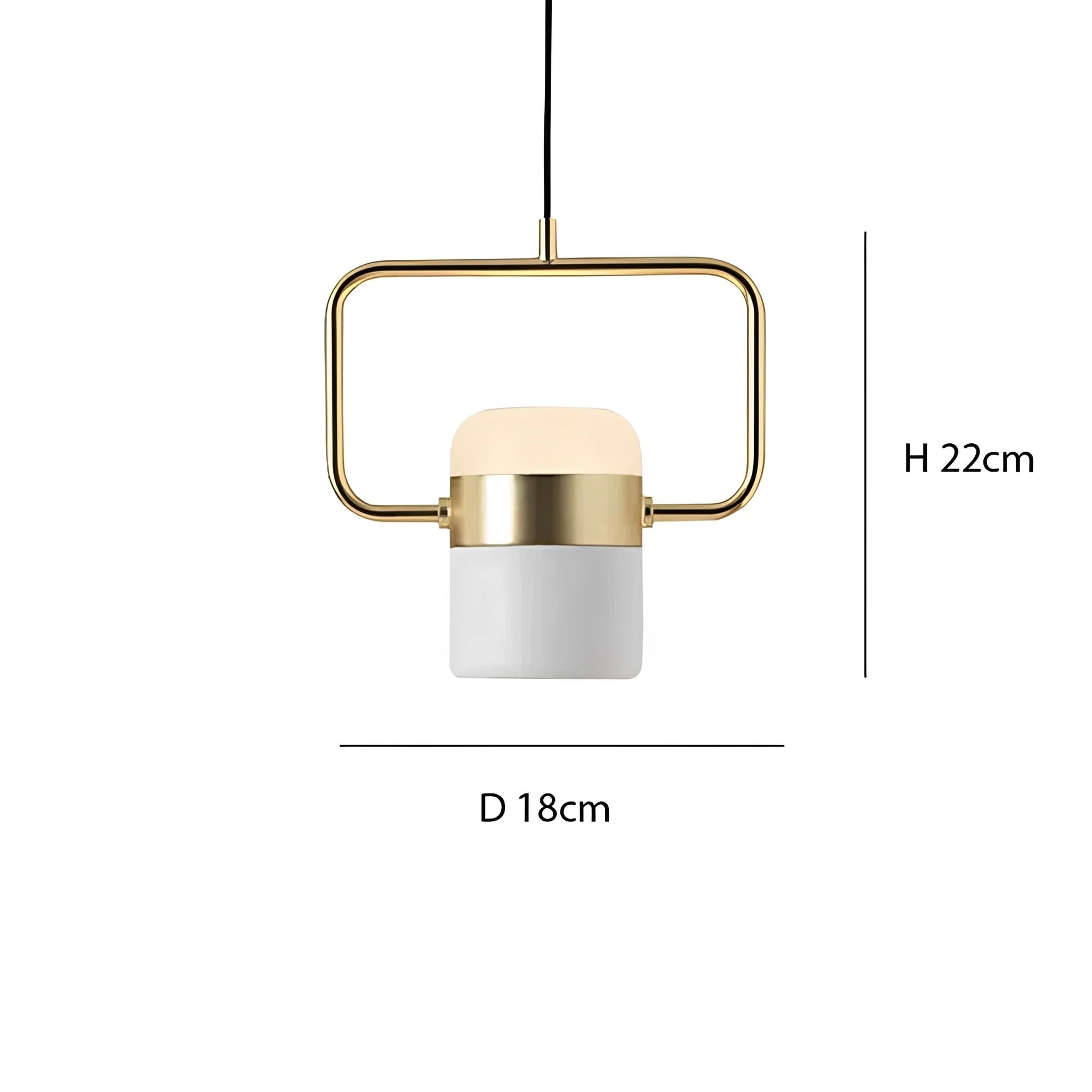 Scandinavian Pendant Light – Metal & Glass Design with Integrated LED – Elegant Illumination for Modern Spaces 11