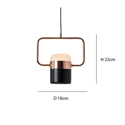Scandinavian Pendant Light – Metal & Glass Design with Integrated LED – Elegant Illumination for Modern Spaces 13
