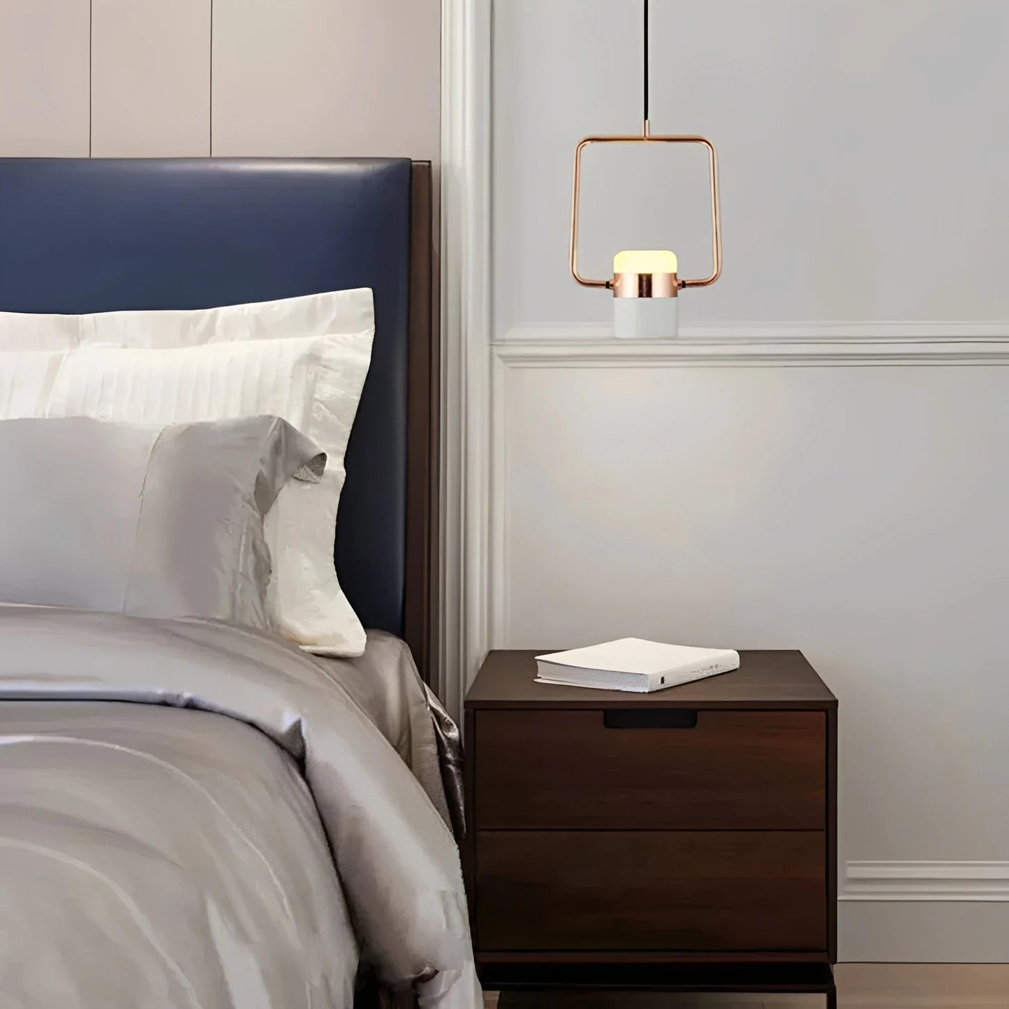Scandinavian Pendant Light – Metal & Glass Design with Integrated LED – Elegant Illumination for Modern Spaces 3