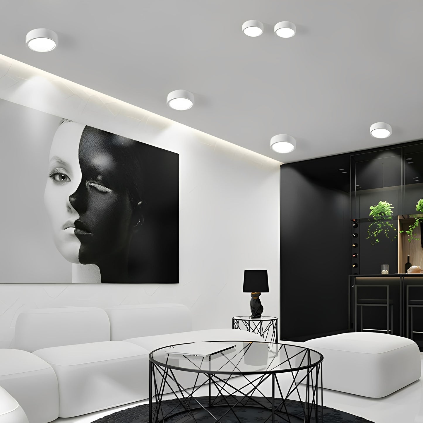 NordaLux | Flush-Mount Ceiling Light with Soft Diffused Illumination – Scandinavian Design for Modern Interiors 10