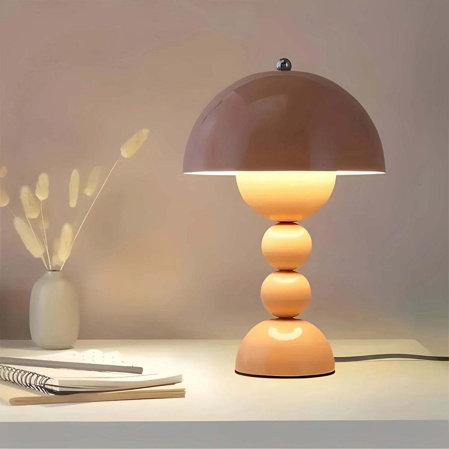 Nordglint | Scandinavian Table Lamp with Elegant Golden Accents – Soft Ambient Lighting for Cozy Spaces 22