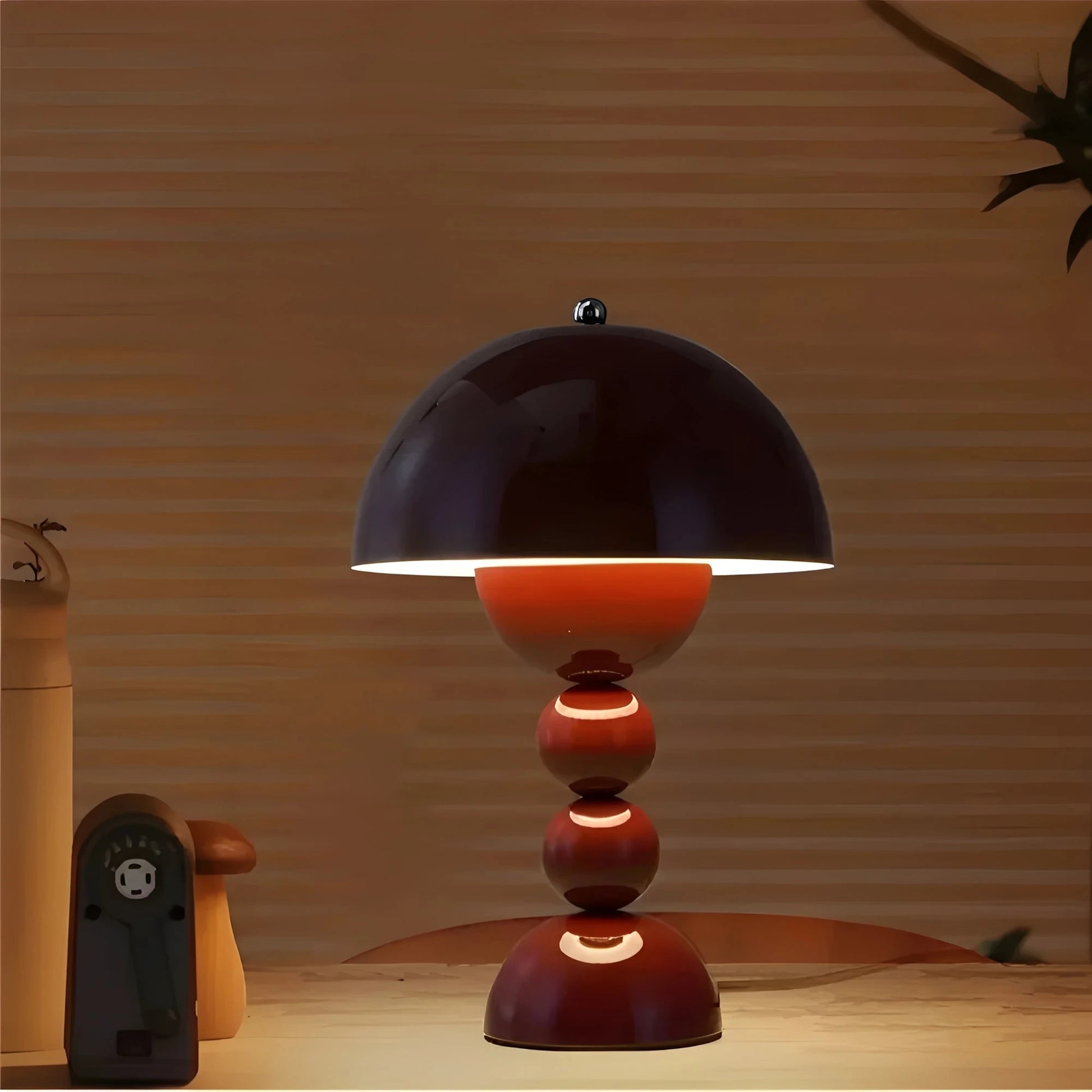 Nordglint | Scandinavian Table Lamp with Elegant Golden Accents – Soft Ambient Lighting for Cozy Spaces 9