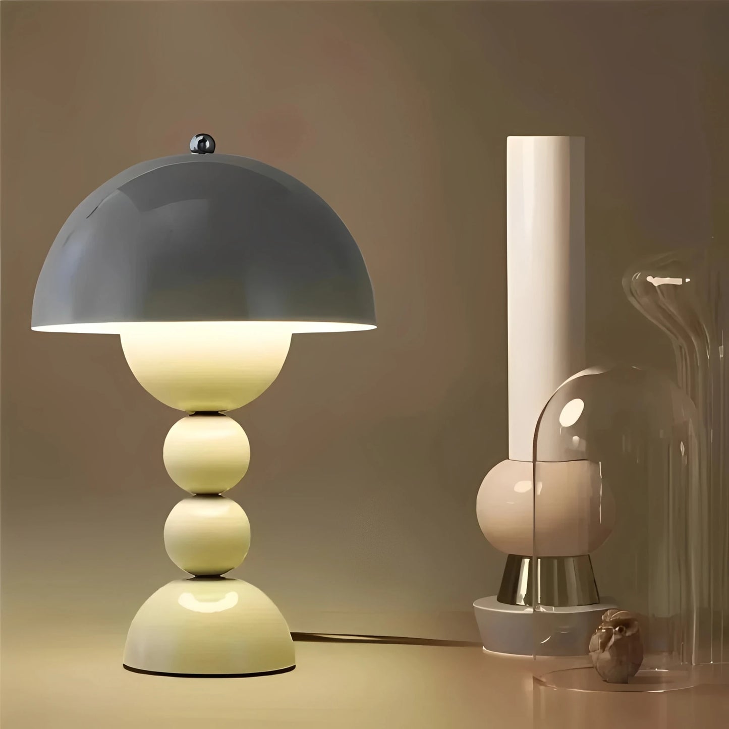 Nordglint | Scandinavian Table Lamp with Elegant Golden Accents – Soft Ambient Lighting for Cozy Spaces 32