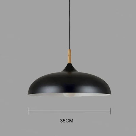 NordicOak Modern Oak Ceiling Lamp - Scandinavian Design with Adjustable Hanging Cord for Versatile Lighting 10