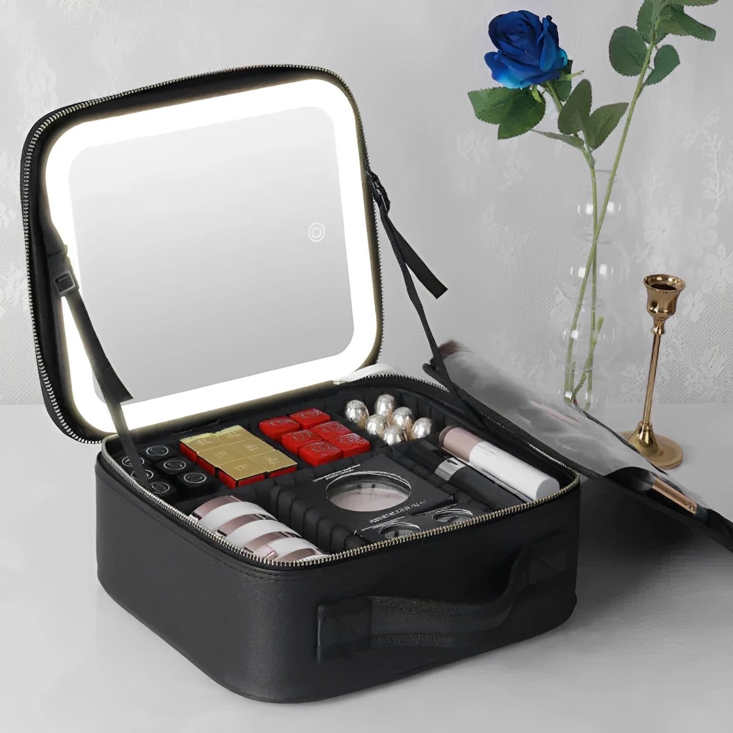 Nordisk Collection – Compact Makeup Bag with Water-Repellent Material – Stylish Organizer for Travel 4