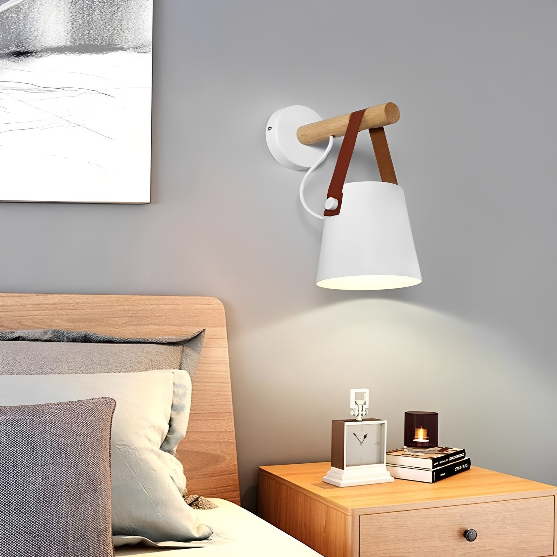 Norluma | Wooden Wall Lamp with Minimalist Design – Perfect for Cozy Ambiance 1