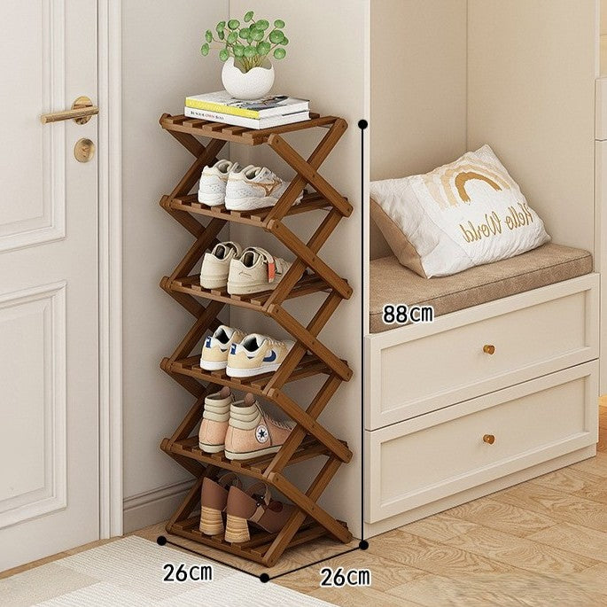Elara Wooden Shoe Organizer