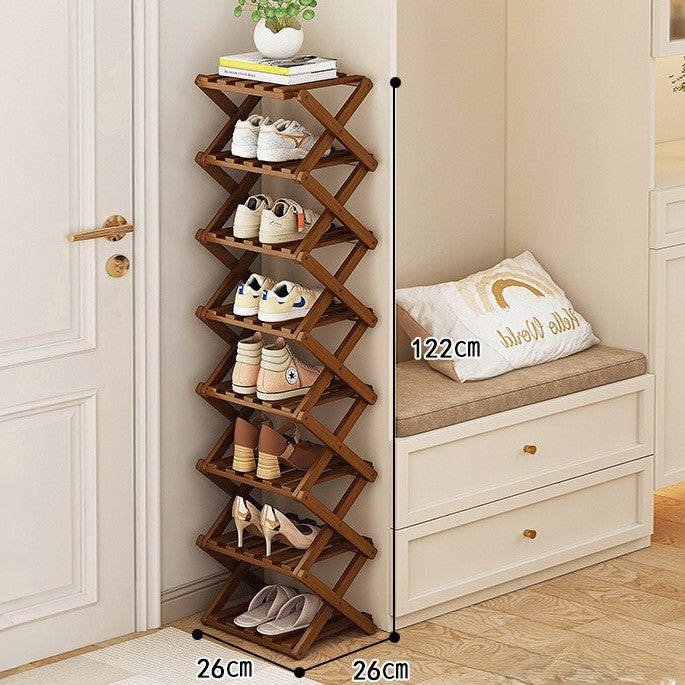Elara Wooden Shoe Organizer