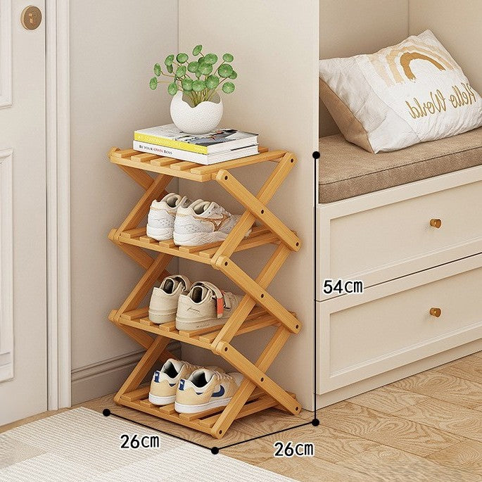 Elara Wooden Shoe Organizer