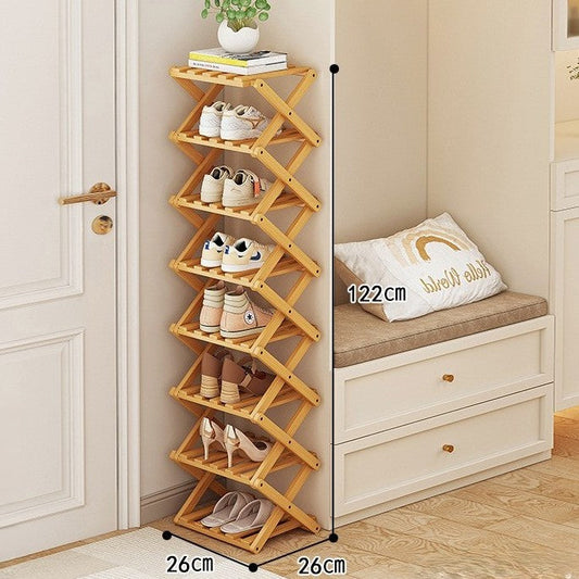 Elara Wooden Shoe Organizer