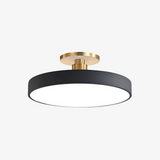 Orbis Flush Mount Ceiling Light - Adjustable LED Fixture with Minimalist Design for Soft Overhead Lighting 16