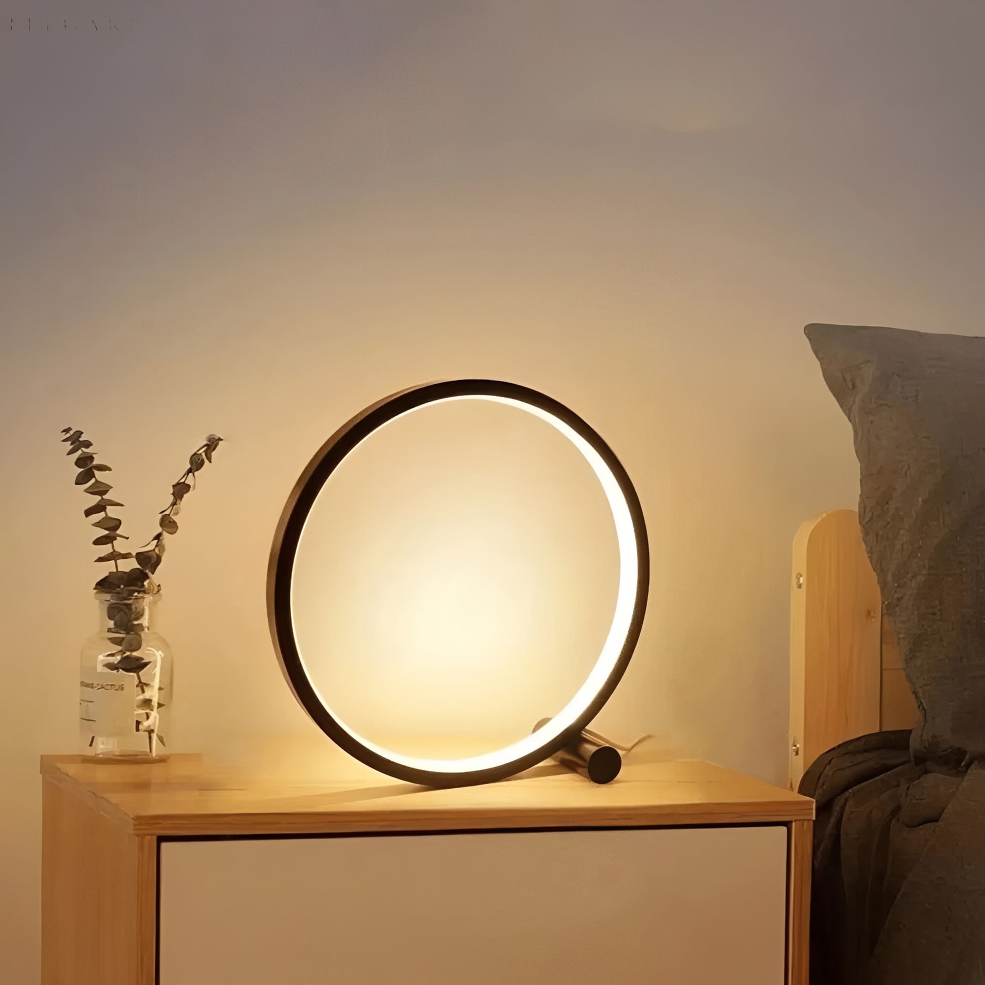 OrbLume – Dimmable LED Ring Table Lamp with Touch Control – Modern Design for Stylish Ambiance 3