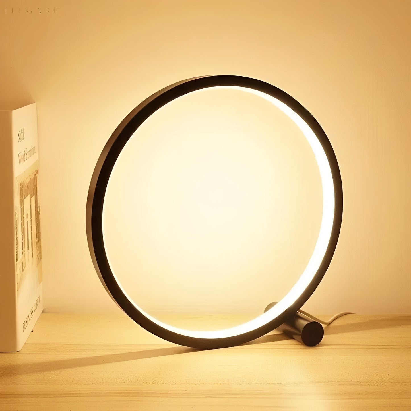 OrbLume – Dimmable LED Ring Table Lamp with Touch Control – Modern Design for Stylish Ambiance 5
