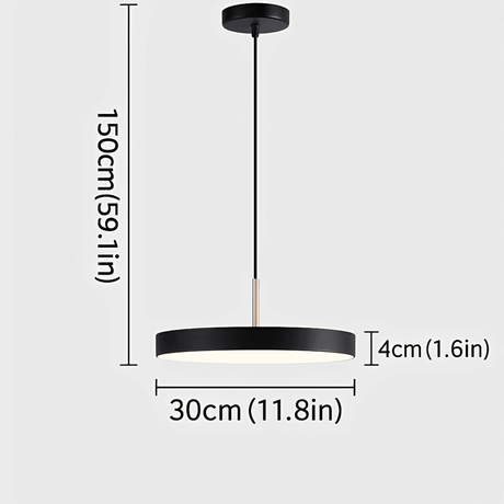 Orbis Collection – LED Pendant Light with Adjustable Cable – Modern Round Design for Elegant Illumination 2
