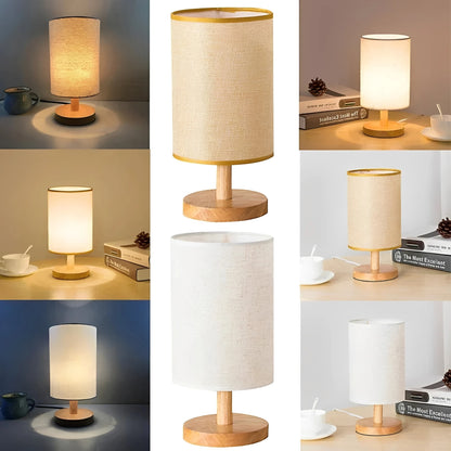 Organic Glow Lamp – Wooden Bedside Lamp with Dimmable Lighting – Remote Control for Cozy Ambiance 11