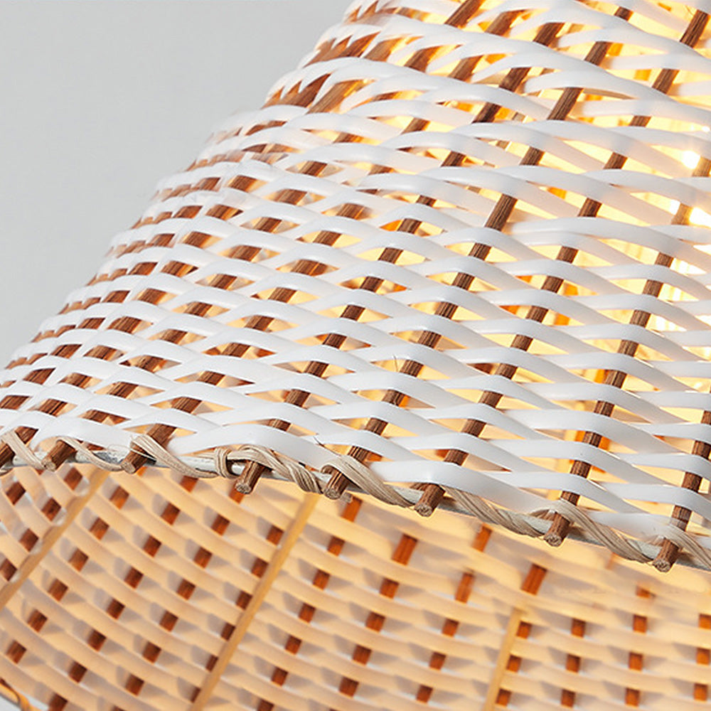 Boho Woven Rattan Pendant Lamp - Unique Natural Lighting for Home Decor 11