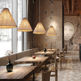 Boho Woven Rattan Pendant Lamp - Unique Natural Lighting for Home Decor 3