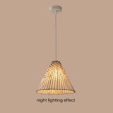 Boho Woven Rattan Pendant Lamp - Unique Natural Lighting for Home Decor 8