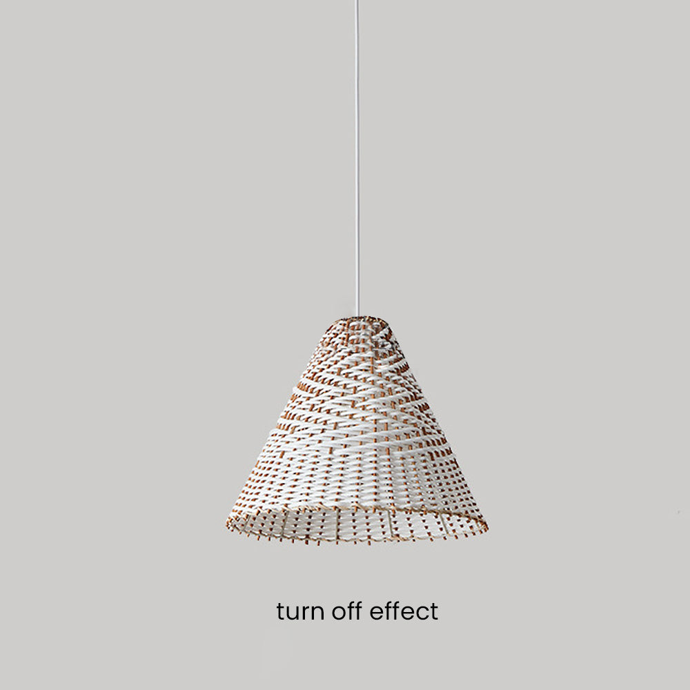 Boho Woven Rattan Pendant Lamp - Unique Natural Lighting for Home Decor 9