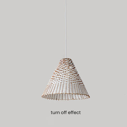 Boho Woven Rattan Pendant Lamp - Unique Natural Lighting for Home Decor 9