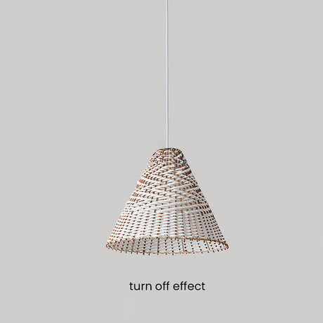 Boho Woven Rattan Pendant Lamp - Unique Natural Lighting for Home Decor 9
