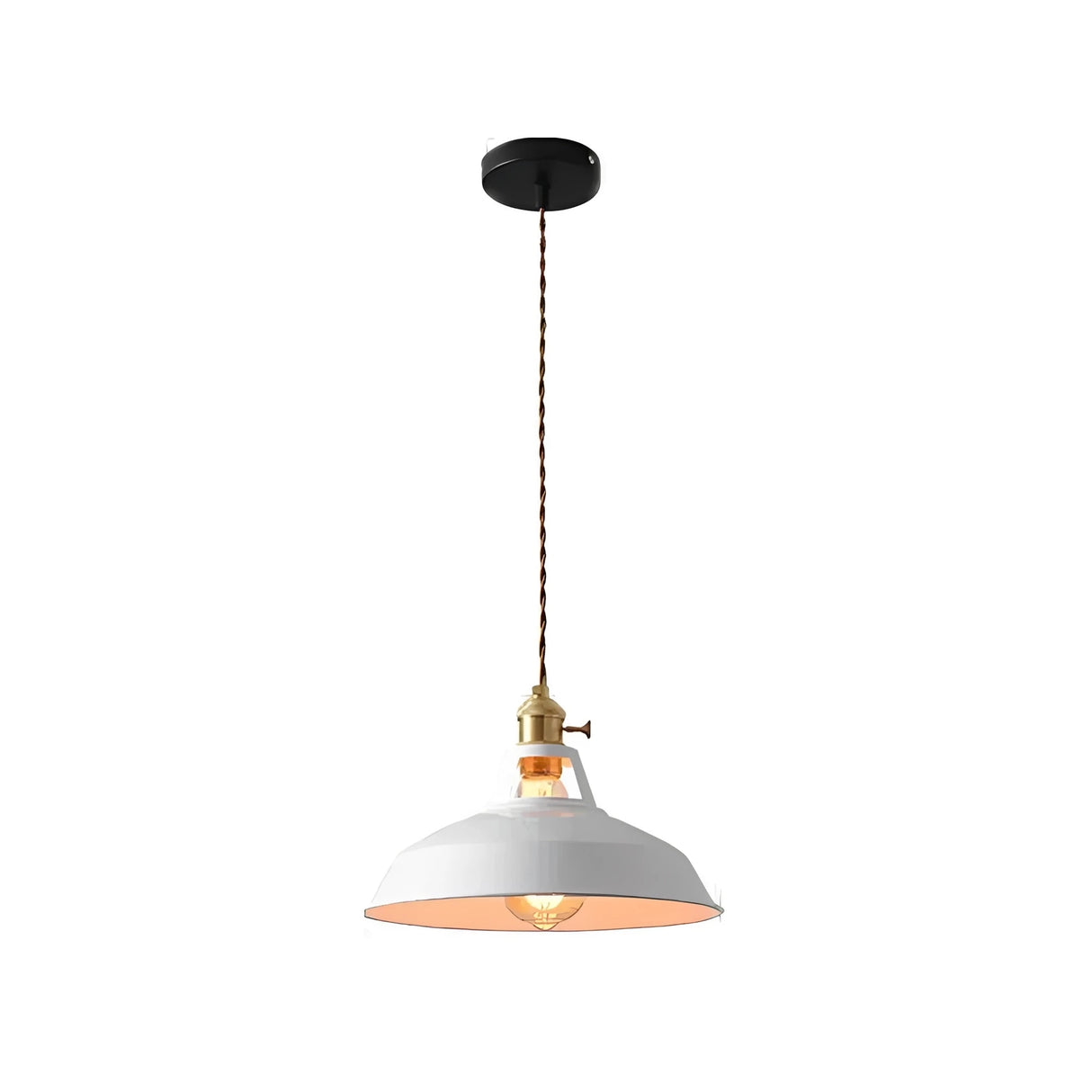 Vintage Pendant Light – Retro Design with Glossy Finish – Cozy Illumination for Home Decor 5