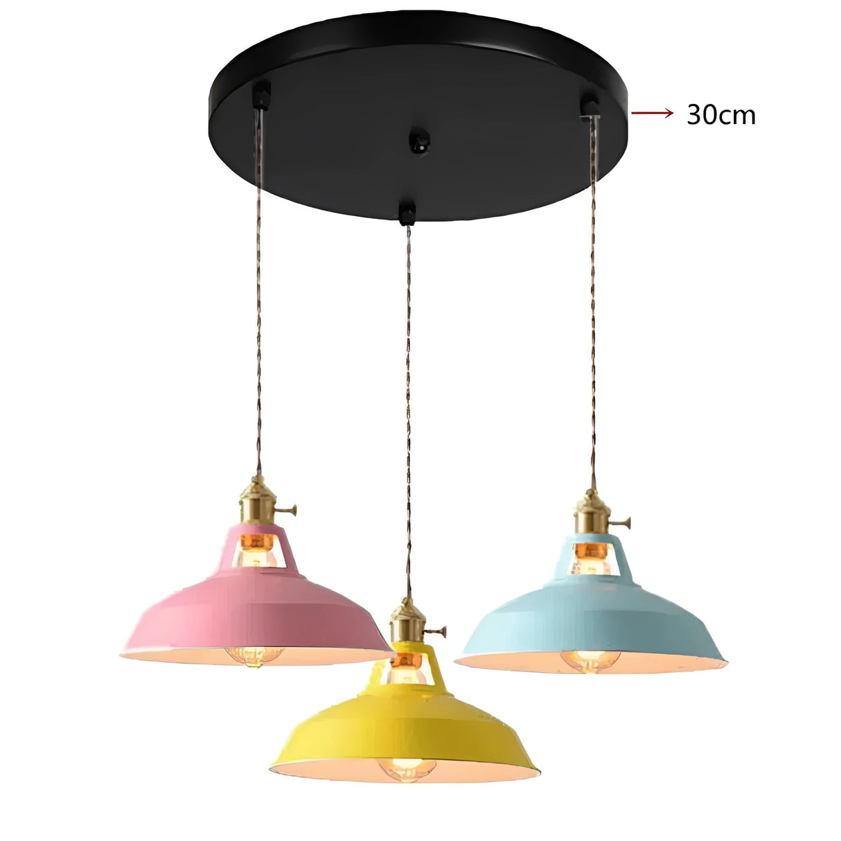 Vintage Pendant Light – Retro Design with Glossy Finish – Cozy Illumination for Home Decor 8