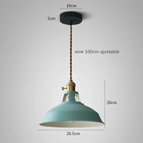 Vintage Pendant Light – Retro Design with Glossy Finish – Cozy Illumination for Home Decor 15