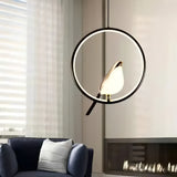 Elegant Black Pendant Light with Energy-Efficient LED – Whimsical Bird Design for Unique Home Decor 1