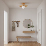 Nordic Wood Floating Silhouette Ceiling Light